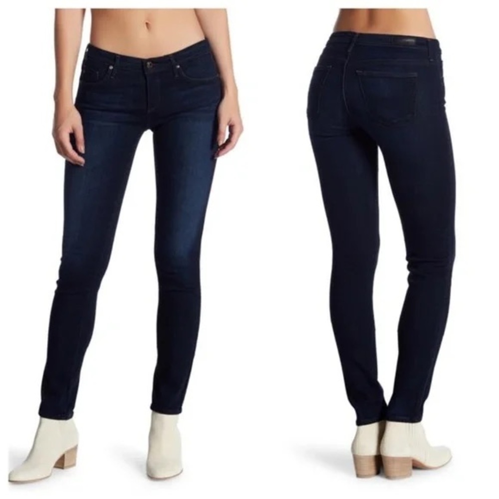 AG the stilt cigarette Jean navy blue pant size 24R GUC